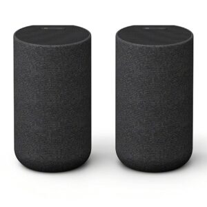 Sony SA-RS5 Wireless Rear Speakers with Built-in Battery for HT-A8000,HT-A9000 (Black)