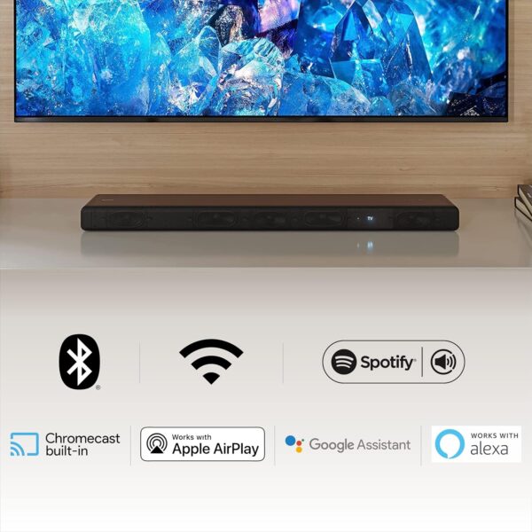 Sony HT-A3000 A Series Premium Soundbar 3.1Ch 360 Spatial Sound Mapping Soundbar For Surround Sound Home Theatre System With Dolby Atmos(DTS:X,360RA,BT,HDMI eArc&Optical,Alexa,Spotify),Black - Image 14
