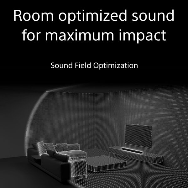 Sony New Launch BRAVIA Theatre BAR 9 Premium Soundbar Home Theatre System for TV with 360 Spatial Sound Mapping, IMAX,Dolby Atmos/DTSx (HT-A9000) with subwoofer SW5 & Rear Speaker SA-RS3S-Black - Image 12