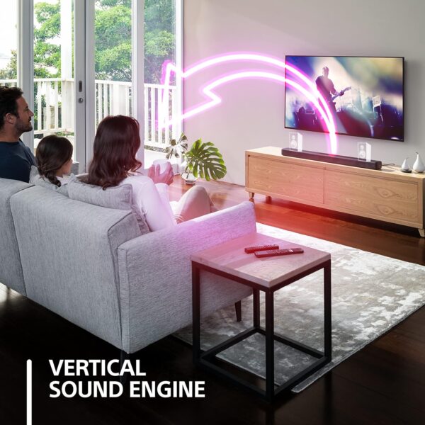 Sony HT-G700 3.1ch 4K Dolby Atmos/DTS:X Soundbar for TV with Wireless subwoofer, 3.1ch Home Theater System (400W, Surround Sound,Bluetooth Connectivity, HDMI & Optical Connectivity, 4k HDR) - Black - Image 13