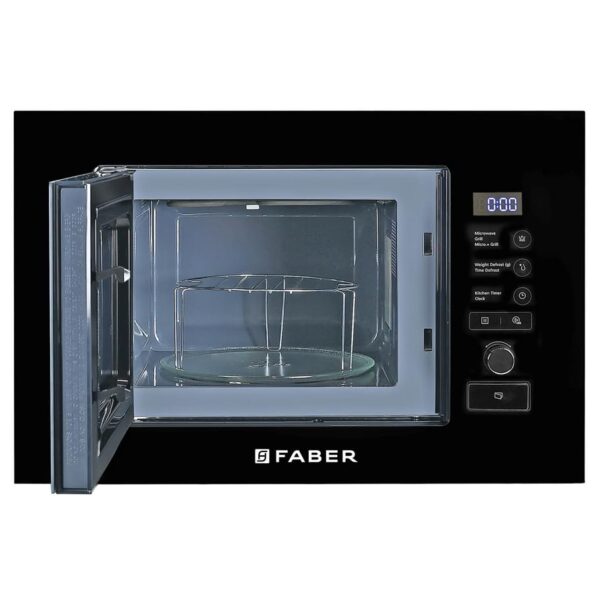 Built In Microwave Faber FBIMWO 20L SG BK | 20 Liter | 10 Auto Cook Functions | Grill | Defrost - Image 2