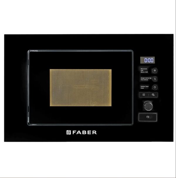 Built In Microwave Faber FBIMWO 20L SG BK | 20 Liter | 10 Auto Cook Functions | Grill | Defrost