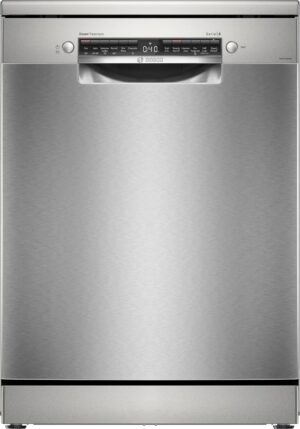 Bosch 15 Place Series-6 Settings free-standing Dishwasher 60 cm Brushed steel anti-fingerprint,with Wi-Fi Dishwasher, (SMS6HMI00I, Silver)