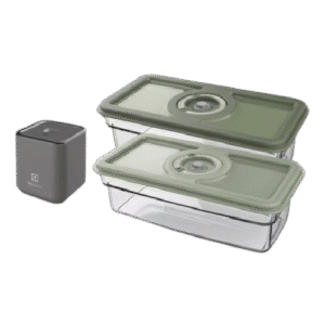 Vacuum pump starter kit with food containers