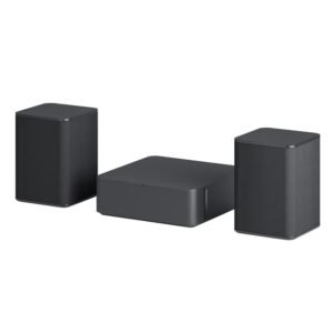 LG SPQ8-S, 140W, 2.0 Ch, Wireless Rear Speaker Kit Compatible with SC9S Sound Bar, Black