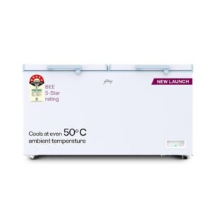 Godrej 505 L Double Door Convertible Deep Freezer (DH ESNCH 525E 2HCNP RW, White)
