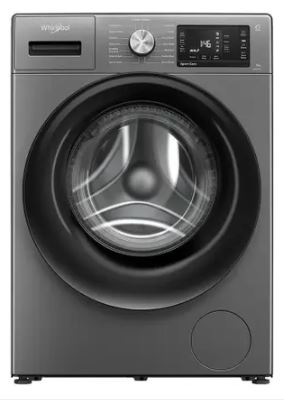 Whirlpool 9 kg Fully Automatic Front Load Washing Machine with In-built Heater Grey  (33027 XO9012BZV)