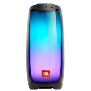JBL Pulse 4 Waterproof Portable Bluetooth Speaker with Light Show - Black