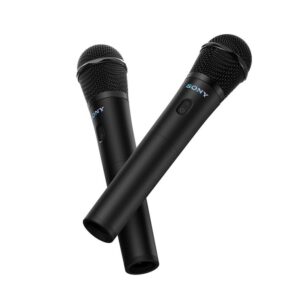Sony ULT MIC Wireless Microphone for Karaoke with 20 Hour Battery, Includes Two Wireless Mics and Receiver (UOULTMIC1)