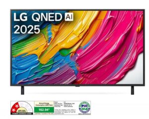LG 126 cm (50) QNED AI TV (QNED8B), α7 Gen8 AI Processor 4K, 60Hz Native Refresh Rate, 20W Audio Output, 2025