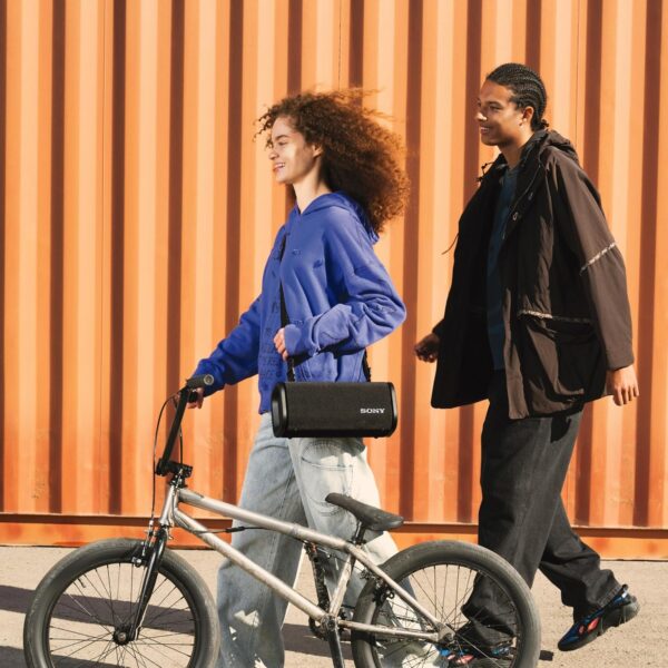 Sony New Launch ULT Field 5 Bluetooth Wireless Speaker with Massive Bass|360° Party Light|25hrs Playtime|IP67|Shoulder Strap|Quick Charge|Built in Powerbank|Party Connect(SRS-ULT50)-Black - Image 5