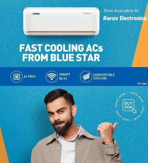 bluestar air conditioner mobile banner