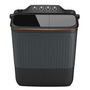 Lloyd Havells 7.5 Kg 5 Star Semi-Automatic Top Load Washing Machine (LWMS75AVGEL Black, Active Soak)