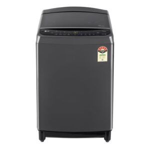 LG 13Kg Top Load Washing Machine, AI Direct Drive™, In-built Heater, Platinum Black, 5 Star(THD13SWP)