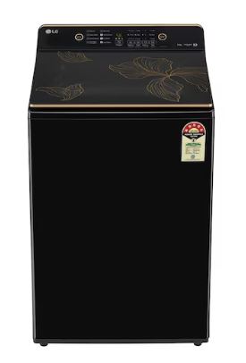 LG 9Kg Top Load Washing Machine, Hard Water Wash, Onyx Black, 5 Star(T90KMOB1Z)