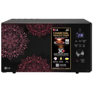 LG 28 L Charcoal Convection Healthy Microwave Oven (MJEN286VI, Black, Healthy Heart, Diet Fry, 360° Motorised Rotisserie & 10 Yr. warranty)