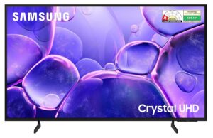 Samsung 108 cm (43 inches) Crystal 4K Ultra HD Smart LED TV UA43U8100FULXL (Black)