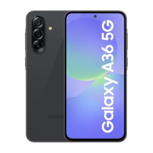 Samsung Galaxy A36 5G (Awesome Black, 12GB, 256GB) | Gemini Live | Awesome Intelligence (AI): Circle to Search, My Filter, Object Eraser | 4nm Snapdragon Processor | Flagship Grade Camera
