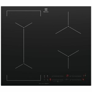 Electrolux EHI645BE 60CM Black Touch Controls Ultimate Taste 700 with 4 cooking zones 8mm Thickness Tempered Glass Built-In Induction Hob