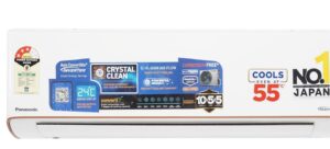 Panasonic EU 7 in 1 Convertible 1.5 Ton 3Star Inverter Split,(100% Copper Condenser, CS/CU-EU18BKY3XF),55°Tested,Ag clean Filter,4Way Swing, Eco tough Outdoor Crystal Clean Technology & Shild Blue+