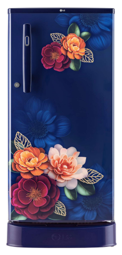 LG 185 L 3 Star Direct-Cool Single Door Refrigerator (GL-D199OBKD,Fast Ice Making)