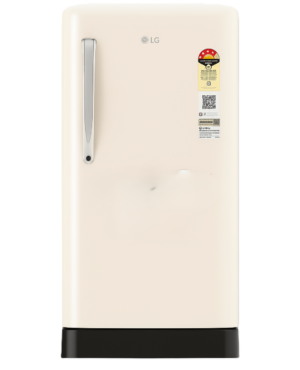 LG 201 L 3 Star Inverter Direct-Cool Single Door Refrigerator Appliance (GL-D211HNBD,Natural Beige , Base stand with drawer