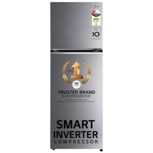LG 322 L 2 Star Smart Inverter Frost-Free Double Door Refrigerator (GL-N342SDSY, Dazzle Steel, Express Freeze)