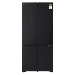 LG 610 Litres 3 Star French Door Refrigerator with Fresh Converter+, Convertilble | Wi-Fi Convertible | Hygiene Fresh+ | Smart Learner (GV-B25FFGMB, Black Glass Finish)