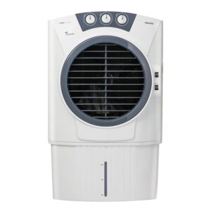 Voltas Grand 72 Desert Air Cooler for Home, Triple Filter Protection with Honey comb pad cooling technology, With Castor wheels and 3 Speed Control Settings, 72 Litres, Dark Grey