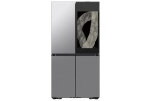 Samsung 809 L, Convertible, Digital Inverter, Frost Free, French Door Refrigerator (RF71DB9950QDTL, Clean Charcoal + Stainless Steel)