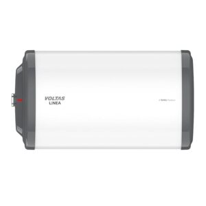 Voltas Linea 15L Horizontal Mounting Water Heater 2000W, Warranty of 7 years on Tank, 3 Years on Heating Element, 2 Years on Product by Voltas|Free Installation| Free Connecting Pipe|8 Bar (Grey)