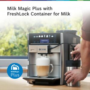 Bosch Series 6, Fully Automatic Espresso Machine, Verobarista 600, Silver