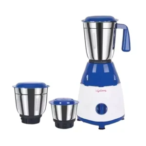 Lifelong Mixer Grinder Kit Stainless Steel Corded Electric 600 W Power 1.5 L Capacity Stainless Steel Kitchen, LLMG600